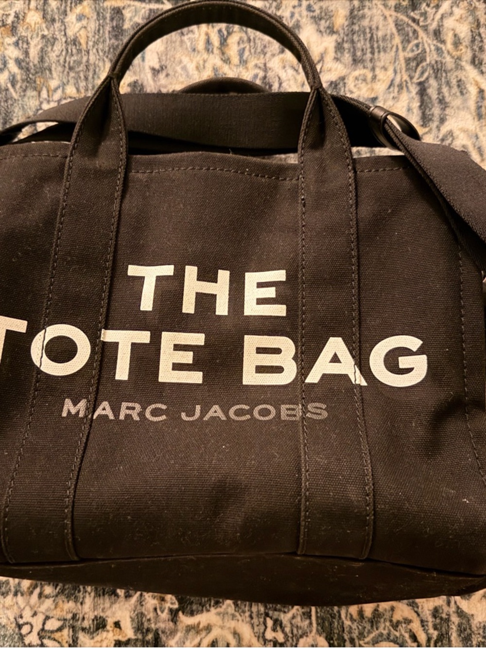 Marc Jacobs Black Duffel Tote Bag - Picture 2 of 5